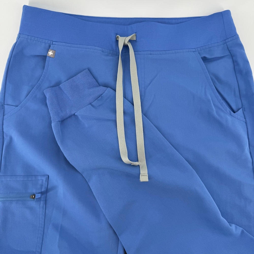 FIGS Zamora Jogger Scrub Pants Blue Technical Collection W18SW2005 Womens Small